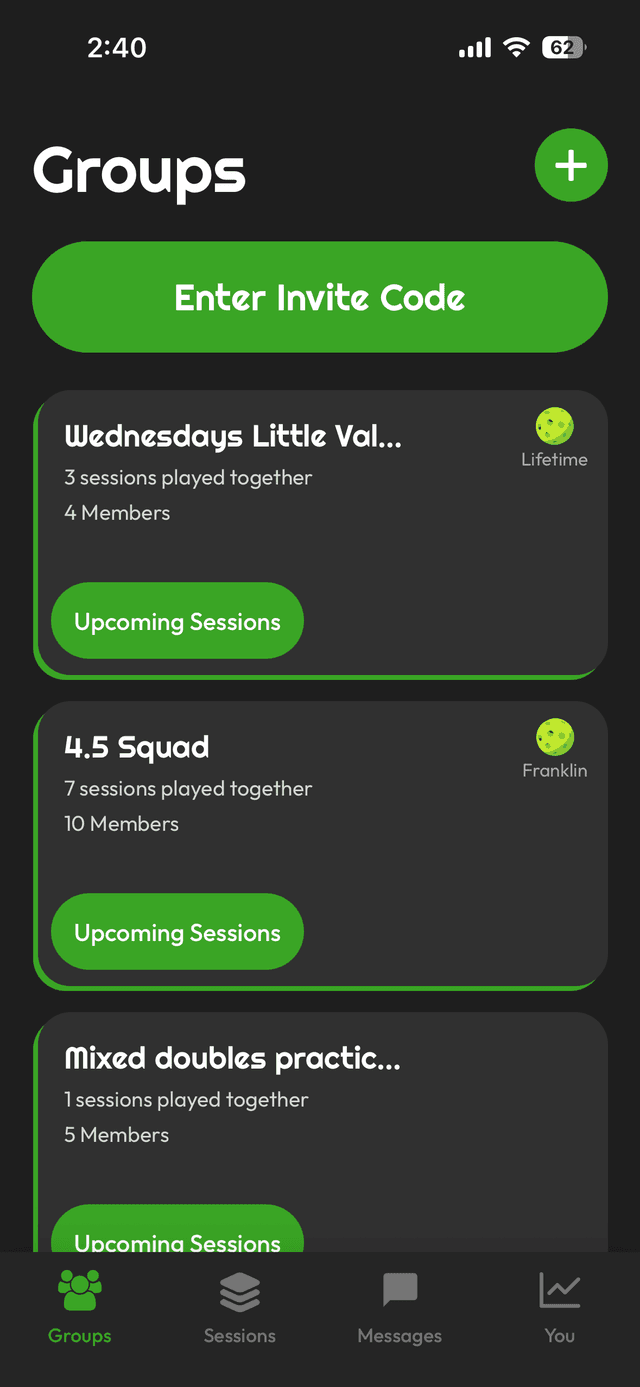 CucumberBall App Screen